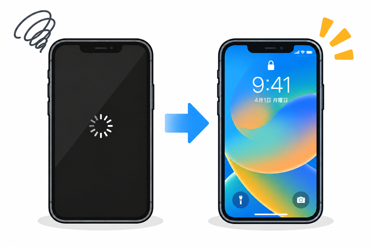 iPhoneが起動しない・リンゴループとは