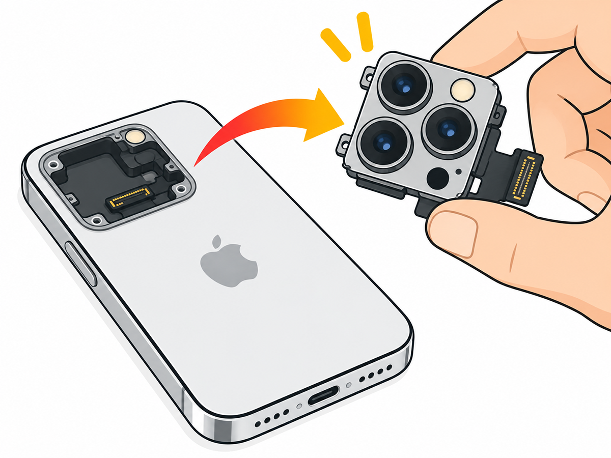 iPhoneのカメラ修理（カメラ交換）とは
