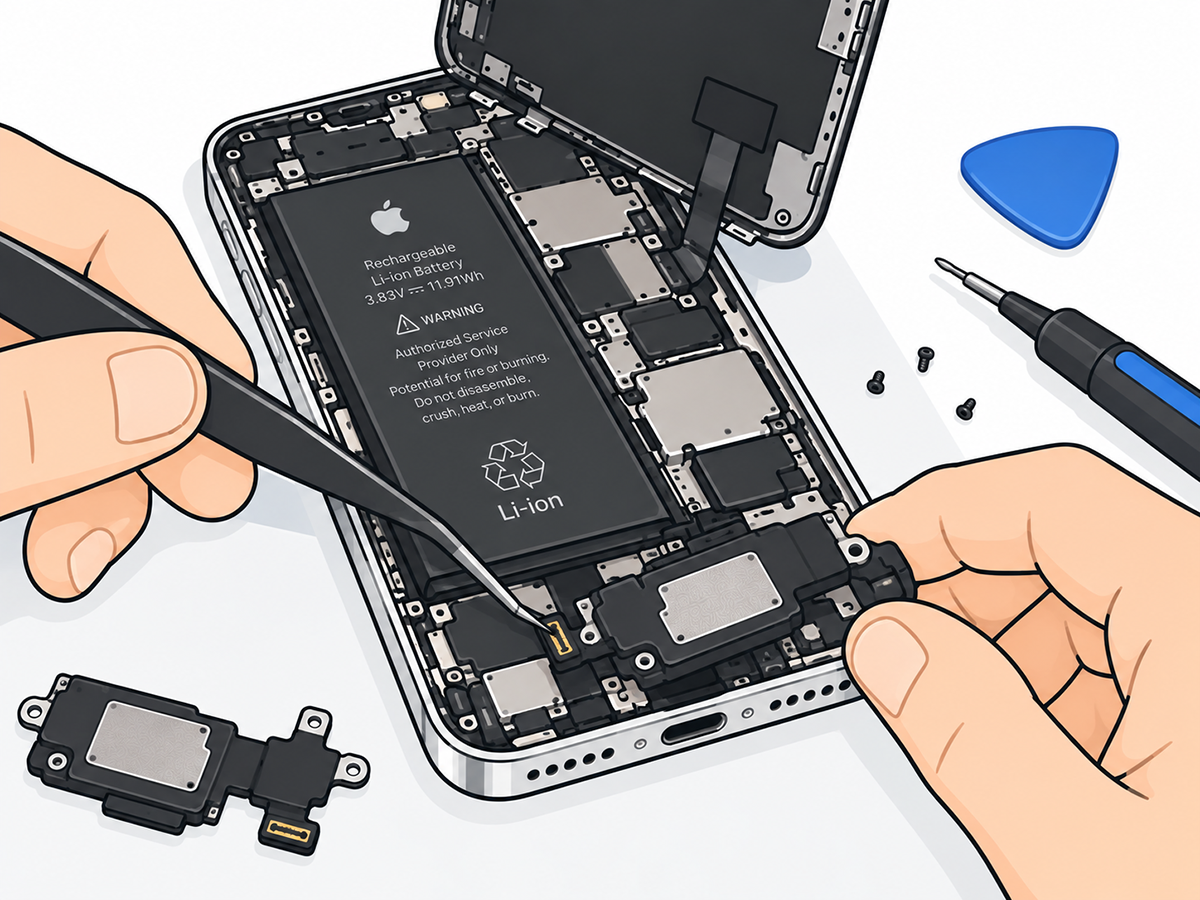 iPhoneのスピーカー・マイク修理とは